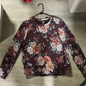 Cute Purple Flower Shirt